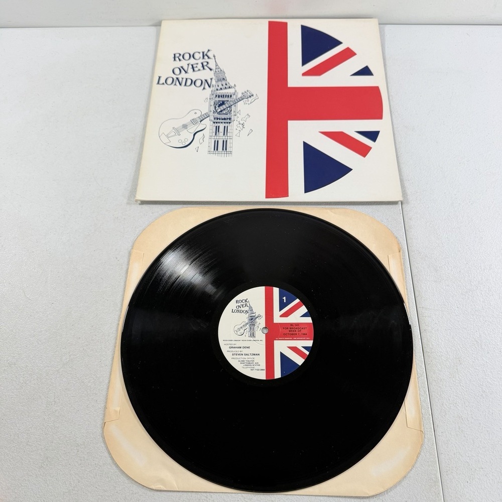 Rock over London #141 Oct 7, 1984 Vinyl Record LP Radio Show NO CUE SHEET